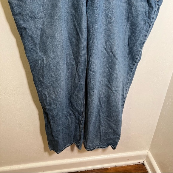 Old Navy High-Rise Slouchy Straight Jean Medium Wash 24 - Picture 4 of 13